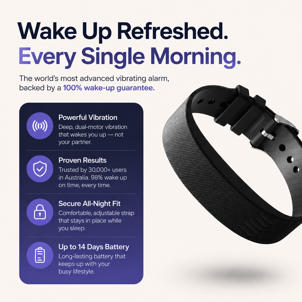 SilentRise™ Vibration Alarm Band