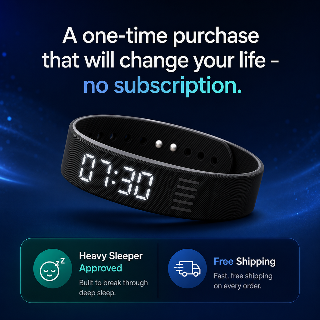 SilentRise™ Vibration Alarm Band