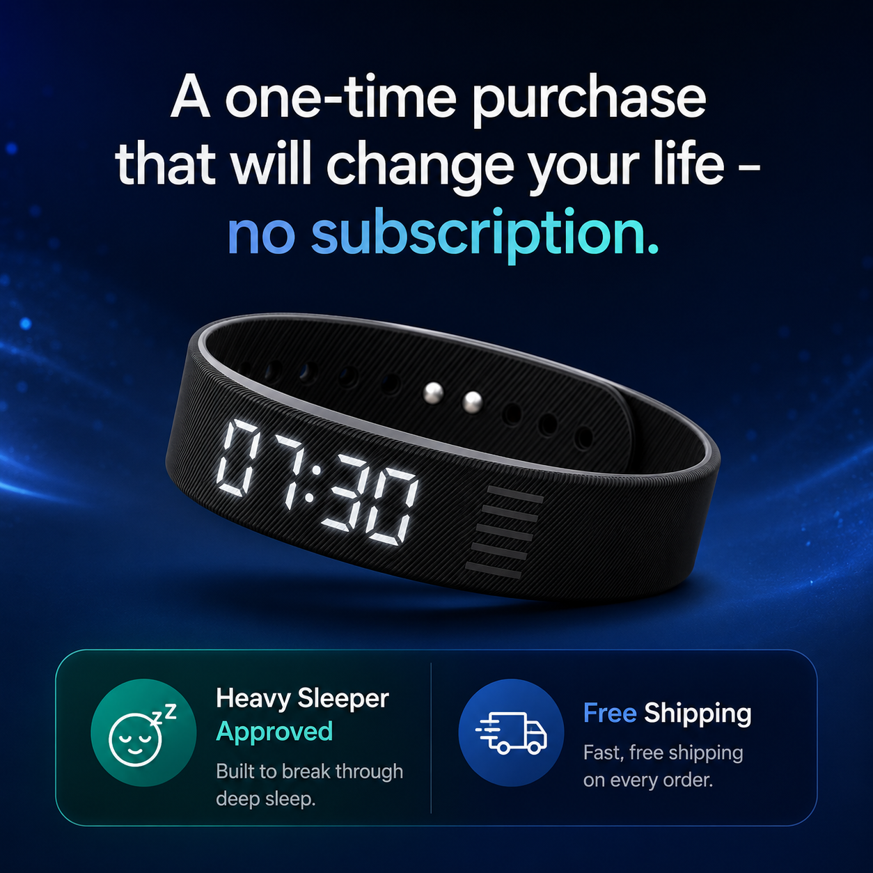 SilentRise™ Vibration Alarm Band