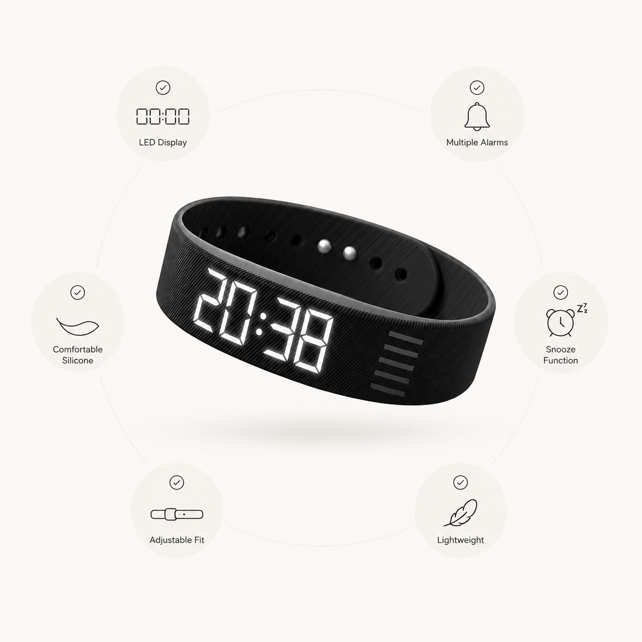 SilentRise™ Sleep Band - 100% Wake-Up